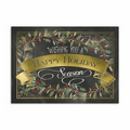 Chalkboard Banner Greeting Card - Gold Lined White Fastick  Envelope